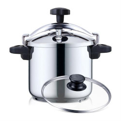 PANELA DE PRESSÃO HAEGER PC10S.021A( 10 Litros - 24 cm - Inox )