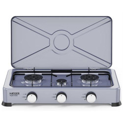 FOGÃO PORTÁTIL HAEGER TRIPLECOOK( 3 G - 12,5 x 61 x 35 cm (AxLxP) - Silver ) FOGÃO PORTÁTIL HAEGER TRIPLECOOK( 3 G - 12,5 x 61 x 35 cm (AxLxP) - Silver )