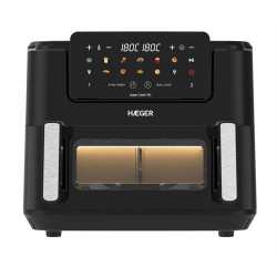 FRITADEIRA SEM ÓLEO HAEGER SUPERCOOK10L( 2600 W - 10 Litros - Preto )