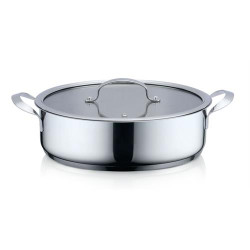 CAÇAROLA HAEGER PA-28L.024A( 28 cm - 4,5 Litros - Inox ) CAÇAROLA HAEGER PA-28L.024A( 28 cm - 4,5 Litros - Inox )