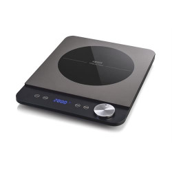 PLACA INDUÇÃO PORTÁTIL HAEGER SUPERSLIM ( 2000 W - Preto - Ecrã LED com 3 funções (Potência _ Tempera... )