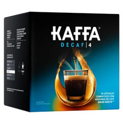 CÁPSULAS DE CAFÉ KAFFA DESCAFEINADO PARA DOLCE GUSTO ( 96 Cápsulas - O lote Decaf é obtido através de um método de... )