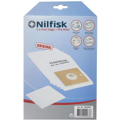 SACO ASPIRADOR NILFISK 78602600( 5 - Saco para aspirador ONE - Até 3 anos, de acordo com a Legislação em vigor ) SACO ASPIRADOR NILFISK 78602600( 5 - Saco para aspirador ONE - Até 3 anos, de acordo com a Legislação em vigor )