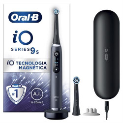 ESCOVA DE DENTES ELÉTRICA ORAL-B iO9s PRETA ( Recarregável - Preto - Visor Interativo - Tecnologia iO ma... )