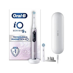 ESCOVA DE DENTES ELÉTRICA ORAL-B iO9s ROSA ( Recarregável - Rosa - Visor Interativo - Tecnologia iO mag... )