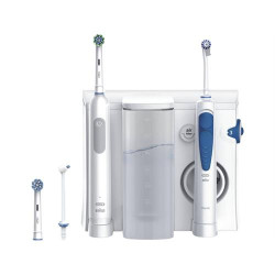 CENTRO DENTÁRIO ORAL-B OXYJETPRO1 ( Recarregável - Branco - Jatos de água e ar - Regulador de ... ) CENTRO DENTÁRIO ORAL-B OXYJETPRO1 ( Recarregável - Branco - Jatos de água e ar - Regulador de ... )