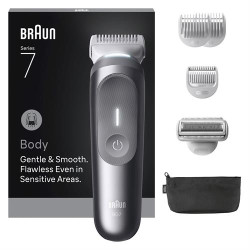 APARADOR CORPORAL BRAUN BG7550( 100 minutos - Recarregável - Cinza ) APARADOR CORPORAL BRAUN BG7550( 100 minutos - Recarregável - Cinza )