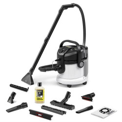 ASPIRADOR SEM SACO KARCHER SE4PLUS( 1000 W - Água limpa (4 L) e suja (4 L) - Branco _ Preto ) ASPIRADOR SEM SACO KARCHER SE4PLUS( 1000 W - Água limpa (4 L) e suja (4 L) - Branco _ Preto )