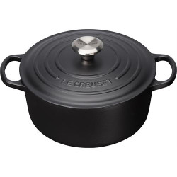 PANELA LE CREUSET FERRO FUNDIDO 20CM. NEGROMATE( 20 cm - Ferro fundido esmaltado - 2,4 Litros )
