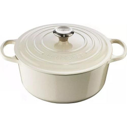 PANELA LE CREUSET FERRO FUNDIDO 24CM. MERENGUE( 24 cm - Ferro fundido esmaltado - 4,2 Litros )
