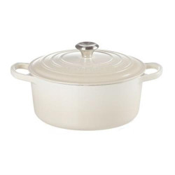 PANELA LE CREUSET FERRO FUNDIDO 22CM. MERENGUE( 22 cm - Ferro fundido esmaltado - 3,3 Litros )