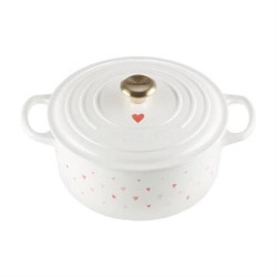 PANELA LE CREUSET FERRO FUNDIDO 22CM. CORAZONES( 22 cm - Ferro fundido esmaltado - 3,3 Litros )
