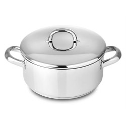 CAÇAROLA SILAMPOS 122321020( 20 cm - 2,6 Litros - Aço inoxidável (acabamento polido) )