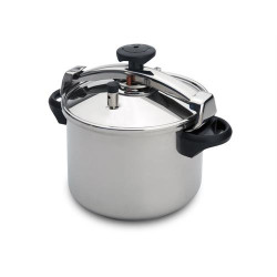 PANELA DE PRESSÃO SILAMPOS CONTROL_10( 10 Litros - 24,5 cm - Aço inoxidável (acabamento polido) )