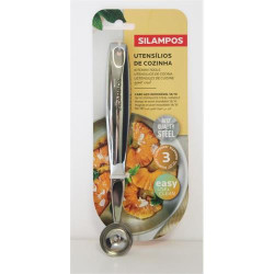 COLHER SILAMPOS MELAO -412511000060( Inox - Colher para melão - Até 3 anos, de acordo com a Legislação em vigor )