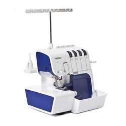 MÁQUINA DE COSTURA BROTHER 4234D ( Branco - Corte e cose de 3 ou 4 fios - Orlado 2-4 mm (comp.... ) MÁQUINA DE COSTURA BROTHER 4234D ( Branco - Corte e cose de 3 ou 4 fios - Orlado 2-4 mm (comp.... )