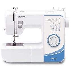 MÁQUINA DE COSTURA BROTHER RL425 ( 25 - Branco - Bobine Jumbo (carga máxima) - Led Light - Co... ) MÁQUINA DE COSTURA BROTHER RL425 ( 25 - Branco - Bobine Jumbo (carga máxima) - Led Light - Co... )