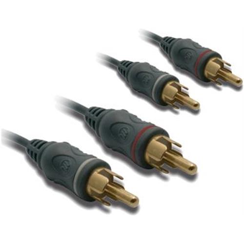 CABO METRONIC 470065 ( Preto - Cabo áudio 2 RCA macho _ 2 RCA macho - Comprimento:... )