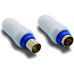 CONECTOR ASTRELL TV (2)-011302( 2 - Macho _ Fêmea - Conector TV 9,52 mm )