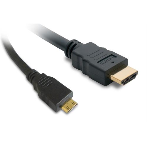 CABO HDMI MINI 1,5M METRONIC 470272 ( Mini HDMI macho _ HDMI macho - Preto - Tomadas ergonómicas... )