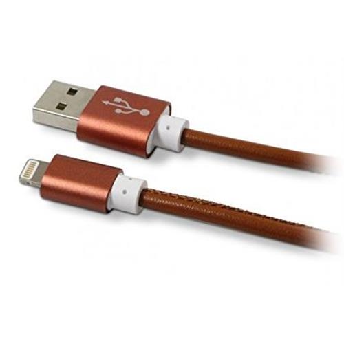 CABO POPS CABLE 471046 ( Lightning _ USB - Castanho - Cabo certificado Apple - MFI ... )