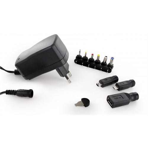 TRANSFORMADOR UNIVERSAL METRONIC 395035 ( Preto - 9 conectores: um USB, um micro USB e um mini USB - ... )