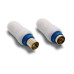 ADAPTADOR METRONIC 338105( 2 - Branco - Adaptador TV 9,52 mm - Macho _ Fêmea )