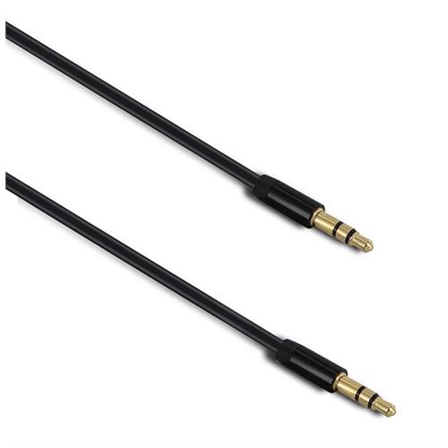 CABO METRONIC JACK-3,5MM_1,2MT. -370088( Jack 3,5 mm - Preto - Cabo de áudio estéreo - Comprimento: 1,2 metros )