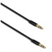 CABO METRONIC JACK-3,5MM_1,2MT. -370088( Jack 3,5 mm - Preto - Cabo de áudio estéreo - Comprimento: 1,2 metros )
