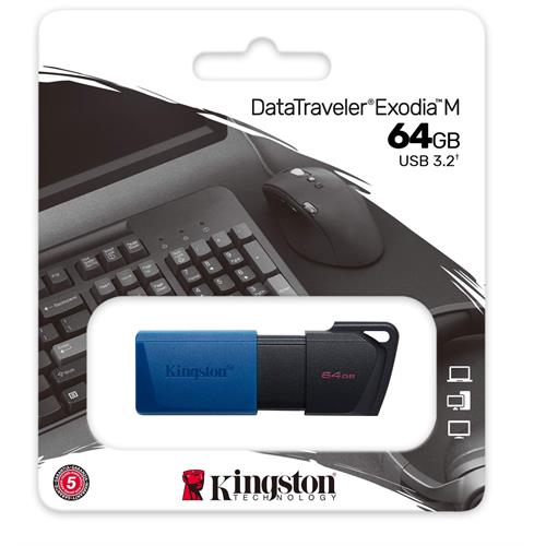 PEN USB KINGSTON DTXM_64GB( 64 GB - Azul - USB 3.2 )( 64 GB - Azul - USB 3.2 )