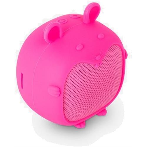 COLUNA BLUETOOTH SPC SOUND PUPS ROSA( 3 W - Rosa - Sistema de mãos livres - Bluetooth 4.2 - Autonomia: 3 horas - USB )