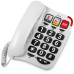 TELEFONE FIXO SPC COMFORT NUMBERS 2( 554 gr - Branco - 21 x 15,5 x 6 cm (AxLxP) )