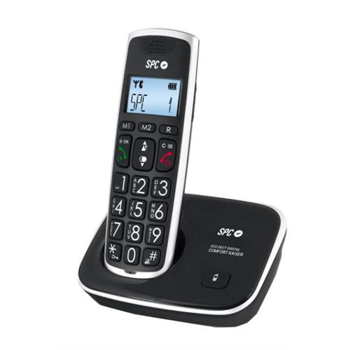 TELEF SPC S_F. -COMFORT KAISER ( até 50m (interior) e 300m (exterior) - Preto - Visor ilumi... )