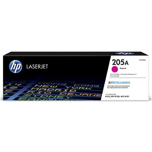 TONER HP LASERJET 205A MAGENTA( Colour LaserJet Pro MFP M180 - Toner Magenta - Rendimento por página: 900 páginas )