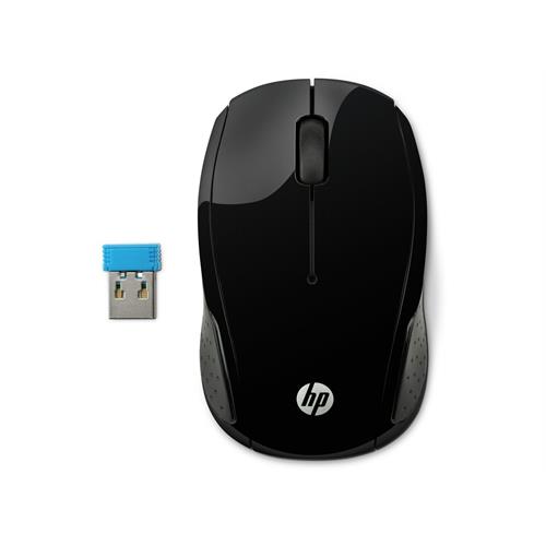 RATO SEM FIOS HP 200 ( USB - Preto - Tecnologia LED azul - Sensor ótico de 1300 D... ) ( USB - Preto - Tecnologia LED azul - Sensor ótico de 1300 D... )