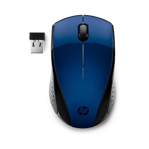 RATO SEM FIOS HP 220A ( USB - Azul - Tecnologia LED azul - Sensor ótico de 1300 DP... )