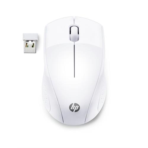RATO SEM FIOS HP 220B ( USB - Branco - Tecnologia LED azul - Sensor ótico de 1300 ... )