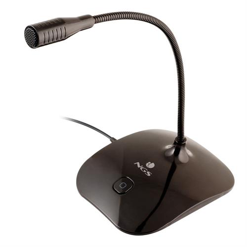 MICROFONE NGS MS 115 ( Preto - Microfone omnidirecional - Proteção antiderrapante ... )