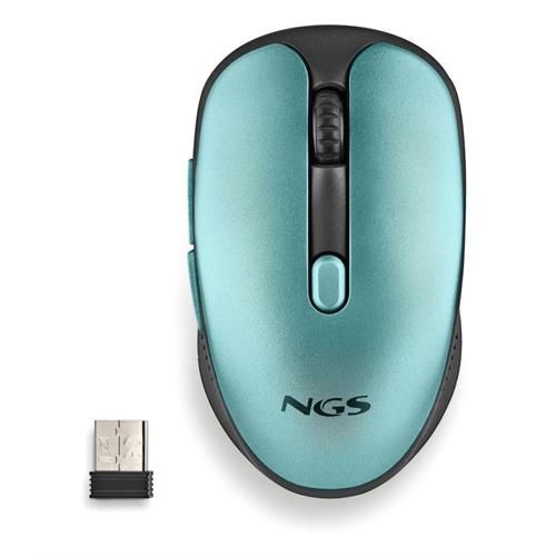 RATO SEM FIOS NGS EVORUSTICE ( Wireless - 2,4 GHz - Azul - Sensor de alto desempenho, tot... )