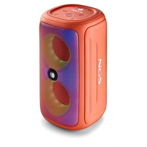 COLUNA BLUETOOTH NGS ROLLER BEAST CORAL( Bluetooth - USB - Entrada auxiliar - 32 W - Coral )