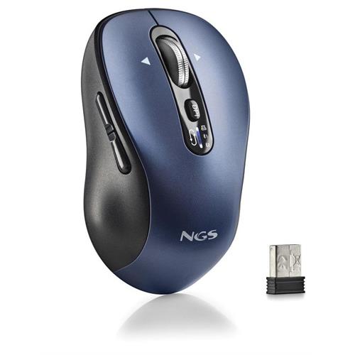 RATO SEM FIOS NGS INFINITY-RB ( Wireless - Azul - 2,4 GHz + Bluetooth 5.1 + Bluetooth 5.1 ... )