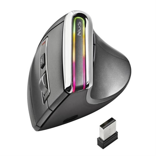 RATO NGS EVOKARMA ( Wireless - Cinza - 2,4 GHz USB + Bluetooth 3.0 + Bluetooth... )