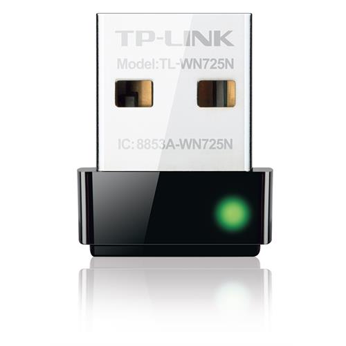 ADAPTADOR USB TP-LINK WN725N NANO ( USB - Preto - Velocidade Wireless N até 150Mbps - Suporta ... ) ( USB - Preto - Velocidade Wireless N até 150Mbps - Suporta ... )
