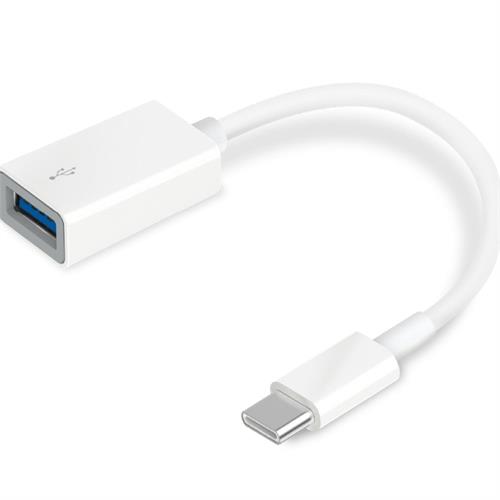 ADAPTADOR TP-LINK USB-C 3.0 PARA USB-A-UC400 ( Branco - USB 3.0 - USB-C _ USB-A - Velocidade máxima de tra... )