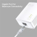 POWERLINE TP-LINK AV1000 - PA7017K ( 2 x Gigabit Ethernet LAN - Branco - Indicadores LED - Botã... )