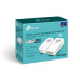 POWERLINE TP-LINK AV1300 - WPA8631PK ( 4 x RJ-45 - 2 x Tomada corrente - Branco - 1300 Mbps - Wi-... )
