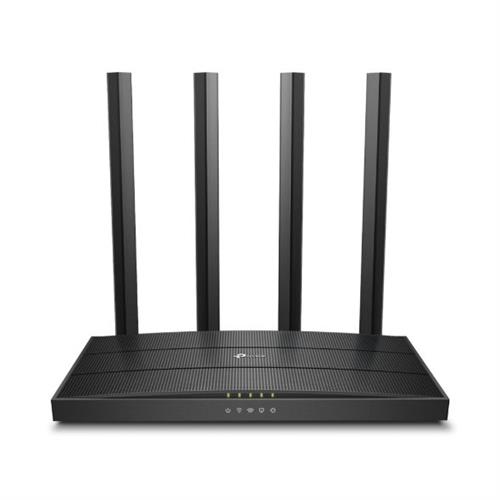 ROUTER WIRELESS TP-LINK ARCHER C80 ( 4 x LAN - 1 x WAN - Preto - Botão WPS _ Wi-Fi - 802.11ac W... )