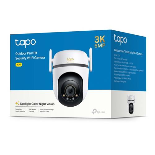 CAMARA DE VIGILÂNCIA TP-LINK TC43 ( Wi-Fi - 2880 × 1620 px - Resolução 3K - Visão nocturna a co... )