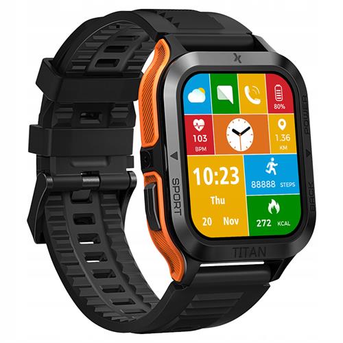 SMARTWATCH MAXCOM FW67 TITAN PRO LARANJA ( Android e iOS - 60 gr - Ecrã de 1,85" - Resolução: 320 x ... )