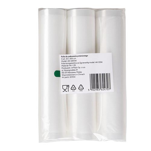 PACK HUSLOG P_M.VACUO-20x300-AK540134( 3 - Transparente - Medidas: 20 x 300 cm )